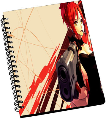 70% OFF on AMY Hot Dangerous Girl with 2 Gun A5 Notebook Spiral Bound 70% OFF on AMY Hot Dangerous Girl with 2 Gun A5 Notebook Spiral Bound