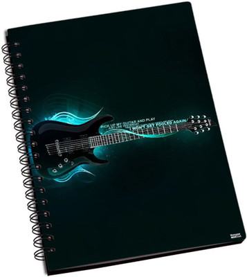 74% OFF on Shoprock Guitar Tune A5 Notebook Ring Bound