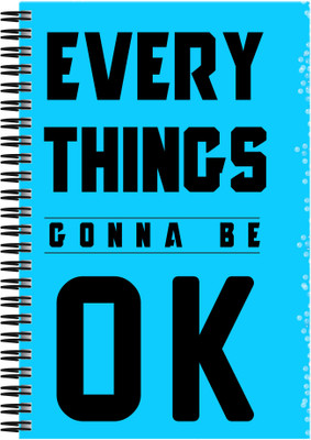 21% OFF on Art Emporio Everythings Gonna be Ok A5 Notebook Spiral 21% OFF on Art Emporio Everythings Gonna be Ok A5 Notebook Spiral