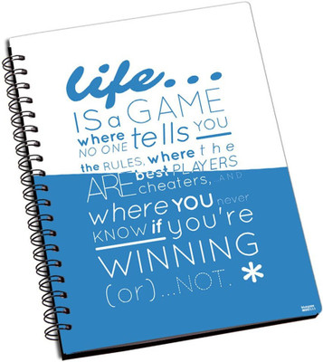 50% OFF on Shoperite Life Is A Game A5 Notebook Ring Bound 50% OFF on Shoperite Life Is A Game A5 Notebook Ring Bound
