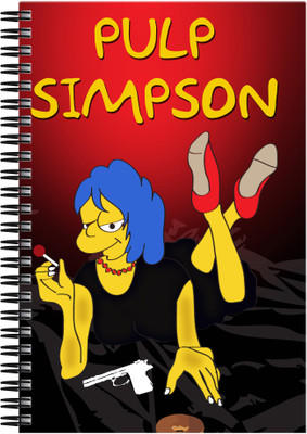 42% OFF on Art Emporio Pulp Simpson Mashup A5 Notebook Spiral