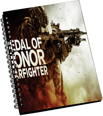 69% OFF on AMY Medal of Honor Warfighter A5 Notebook Spiral Bound