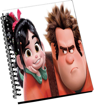 74% OFF on AMY Wreck It Ralph Vanellope Von Schweetz A5 Notebook Spiral Bound
