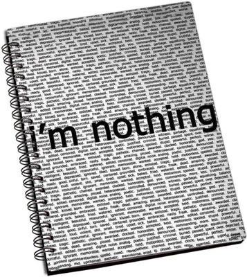 77% OFF on Shoprock I M Nothing A5 Notebook Ring Bound