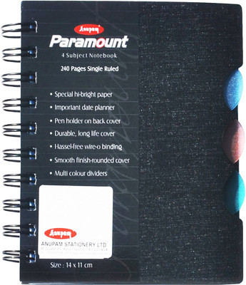 Anupam Fancy A6 Notebook Wire-O: Diary Notebook Buy Anupam Fancy A6 Notebook Wire-O: Diary Notebook
