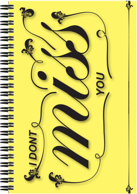 21% OFF on Art Emporio I dont Miss You A5 Notebook Spiral 21% OFF on Art Emporio I dont Miss You A5 Notebook Spiral