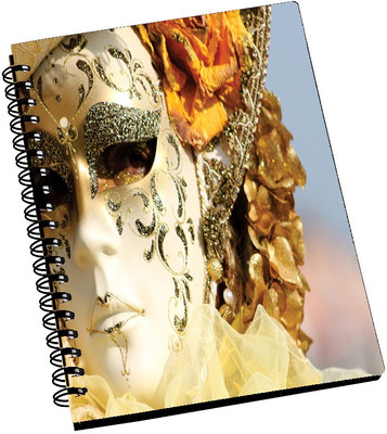 74% OFF on AMY White Masks Stylish Girl A5 Notebook Spiral Bound 74% OFF on AMY White Masks Stylish Girl A5 Notebook Spiral Bound