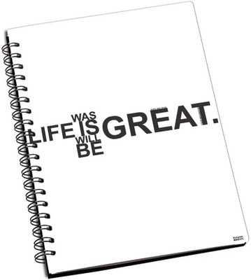 50% OFF on Shoperite Life Is Great A5 Notebook Ring Bound