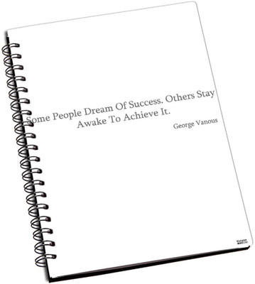 77% OFF on Shoprock Achieve Success A5 Notebook Ring Bound