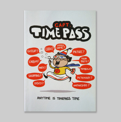 Chimp Capt. Time Pass A6 Notebook Hard Bound