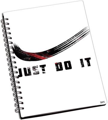 77% OFF on Shoprock Just Do It A5 Notebook Ring Bound