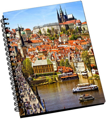 74% OFF on AMY Vitage Lack City A5 Notebook Spiral Bound 74% OFF on AMY Vitage Lack City A5 Notebook Spiral Bound