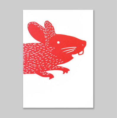 Chimp Cat & Mouse A6 Notebook Hard Bound