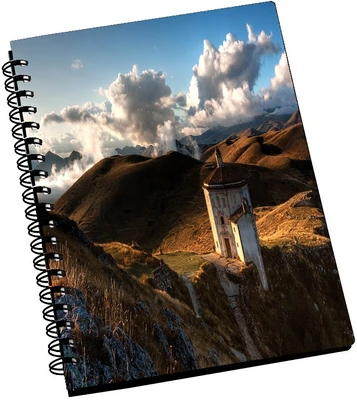 74% OFF on AMY Vintage Old House In Mountains A5 Notebook Spiral Bound 74% OFF on AMY Vintage Old House In Mountains A5 Notebook Spiral Bound