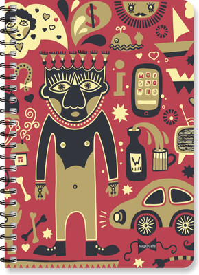 6% OFF on Magickrafts Wiro A5 Notebook Spiral Bound