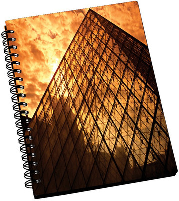 74% OFF on AMY Beautiful Louvre Pyramid in Shinshine A5 Notebook Spiral Bound
