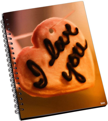 72% OFF on Shoprock Love You Heart A5 Notebook Ring Bound