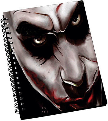 69% OFF on AMY Joker Face Scary A5 Notebook Spiral Bound 69% OFF on AMY Joker Face Scary A5 Notebook Spiral Bound