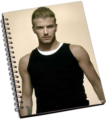 74% OFF on Shoprock David Beckham A5 Notebook Ring Bound