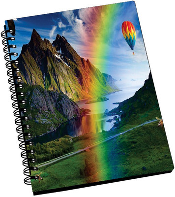 69% OFF on AMY Nature Rainbow Beauty A5 Notebook Spiral Bound 69% OFF on AMY Nature Rainbow Beauty A5 Notebook Spiral Bound