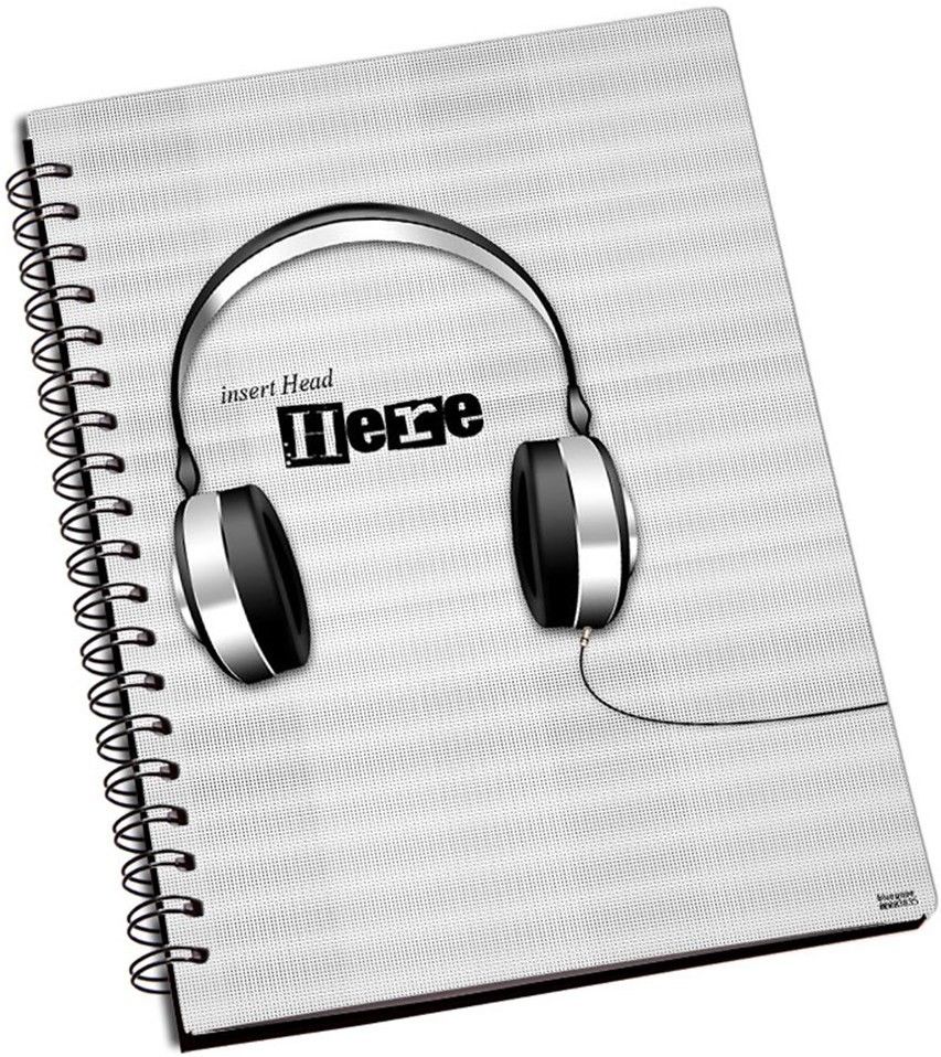 74% OFF on Shoprock Headphones A5 Notebook Ring Bound