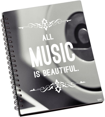 60% OFF on Shoperite Music Is Beautiful A5 Notebook Ring Bound