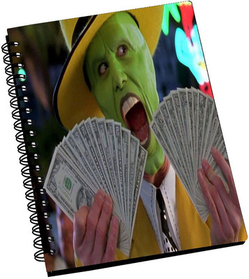74% OFF on AMY The Mask Showing Money A5 Notebook Spiral Bound 74% OFF on AMY The Mask Showing Money A5 Notebook Spiral Bound