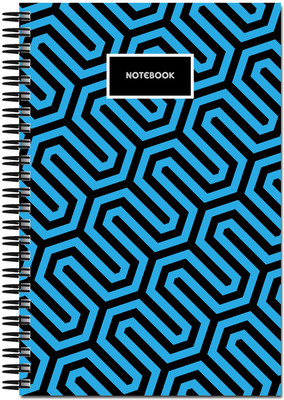 21% OFF on Art Emporio Blue Tiles A5 Notebook Spiral Bound