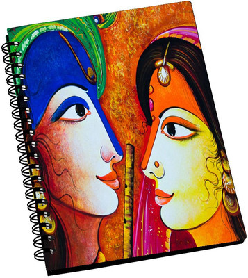 74% OFF on AMY Bright Abstract Lord Radha Krishna Art A5 Notebook Spiral Bound 74% OFF on AMY Bright Abstract Lord Radha Krishna Art A5 Notebook Spiral Bound