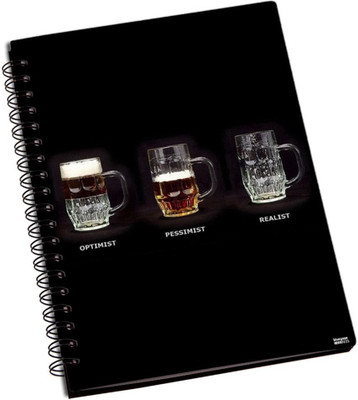 60% OFF on Shoperite Optimist Pessimist Realist A5 Notebook Ring Bound