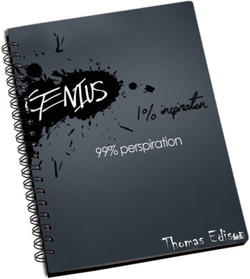 50% OFF on Shoperite Genius Hardwork A5 Notebook Ring Bound