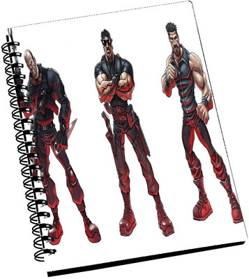 74% OFF on AMY Scott Adkins vs Jason Statham A5 Notebook Spiral Bound