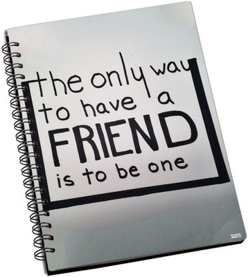 50% OFF on Shoperite Friend Quote A5 Notebook Ring Bound