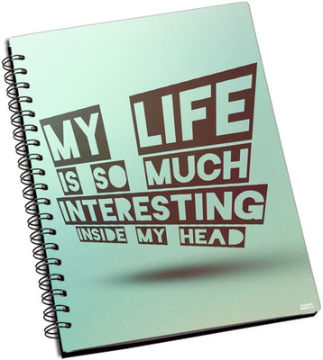 60% OFF on Shoperite My Life Inside My Head A5 Notebook Ring Bound
