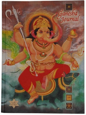 Nightingale Ganesha Journal Book-size Notebook Hard Bound