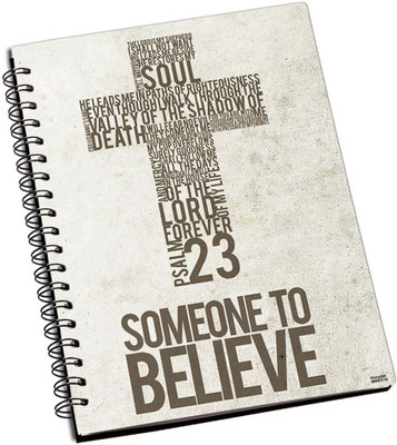 77% OFF on Shoprock Believe In God A5 Notebook Ring Bound