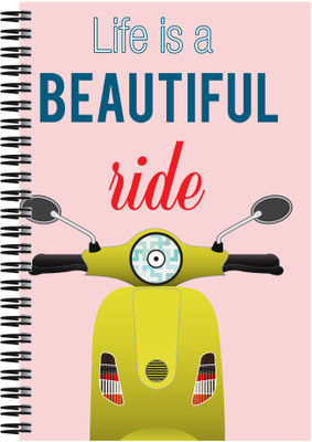 21% OFF on Art Emporio Life is a Beautiful Ride A5 Notebook Spiral