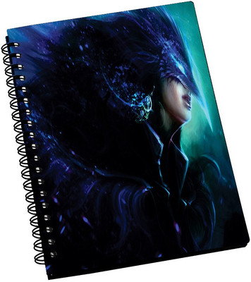 74% OFF on AMY Abstract Fantasy Eagle Girl A5 Notebook Spiral Bound