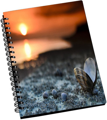 74% OFF on AMY Sea Shall in the Evening A5 Notebook Spiral Bound 74% OFF on AMY Sea Shall in the Evening A5 Notebook Spiral Bound