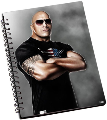 50% OFF on Shoperite Wwe Rock Expression A5 Notebook Ring Bound