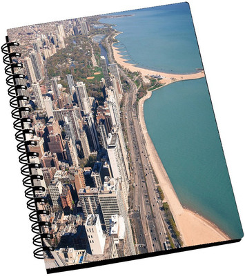 74% OFF on AMY Beautiful Beach with City A5 Notebook Spiral Bound 74% OFF on AMY Beautiful Beach with City A5 Notebook Spiral Bound
