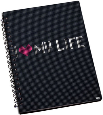 77% OFF on Shoprock Love My Life A5 Notebook Ring Bound