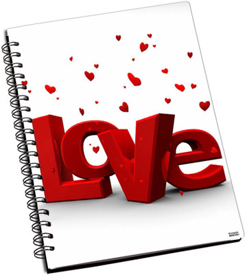44% OFF on Shoperite Love Heart A5 Notebook Ring Bound