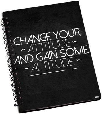 78% OFF on Shoprock Change Attitude A5 Notebook Ring Bound
