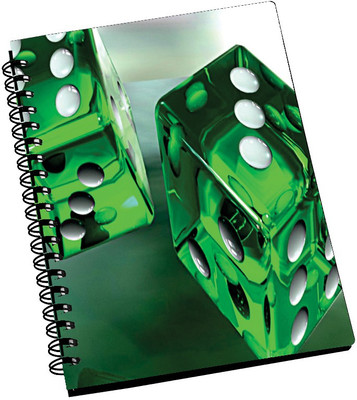 74% OFF on AMY Chess Dice Green A5 Notebook Spiral Bound 74% OFF on AMY Chess Dice Green A5 Notebook Spiral Bound