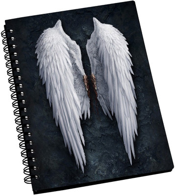 74% OFF on AMY Big Angle White Wings A5 Notebook Spiral Bound 74% OFF on AMY Big Angle White Wings A5 Notebook Spiral Bound