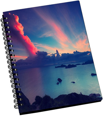 74% OFF on AMY Beautiful Evening Lake Scenery A5 Notebook Spiral Bound 74% OFF on AMY Beautiful Evening Lake Scenery A5 Notebook Spiral Bound