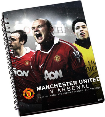 74% OFF on Shoprock Manchester United Vs Arsenal A5 Notebook Ring Bound