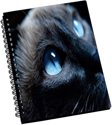 74% OFF on AMY Blue Eys Cat A5 Notebook Spiral Bound 74% OFF on AMY Blue Eys Cat A5 Notebook Spiral Bound