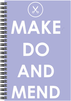 21% OFF on Art Emporio Make Do and Men Do A5 Notebook Spiral